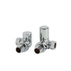 Milano Select - Chrome Modern Corner Radiator Valves
