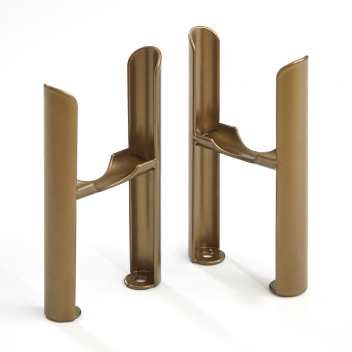 Milano Windsor - Traditional 3 Column Windsor Radiator Feet - Metallic Bronze