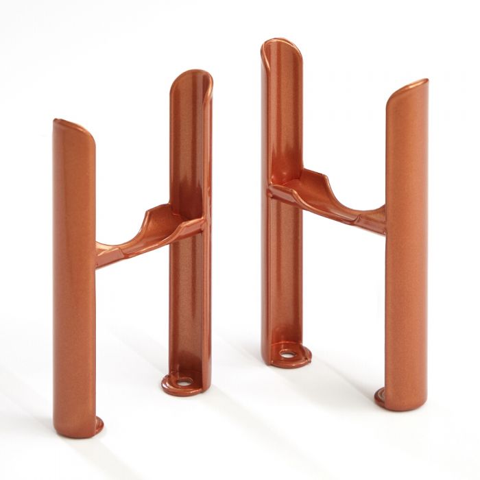 Milano Windsor - Traditional 3 Column Windsor Radiator Feet - Metallic Copper