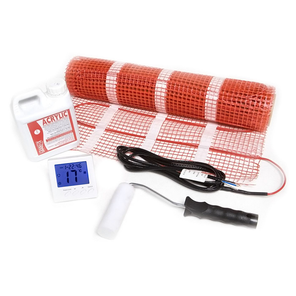 BestHeating 150W Electric Underfloor Heating Heating Mat Kit , Covers